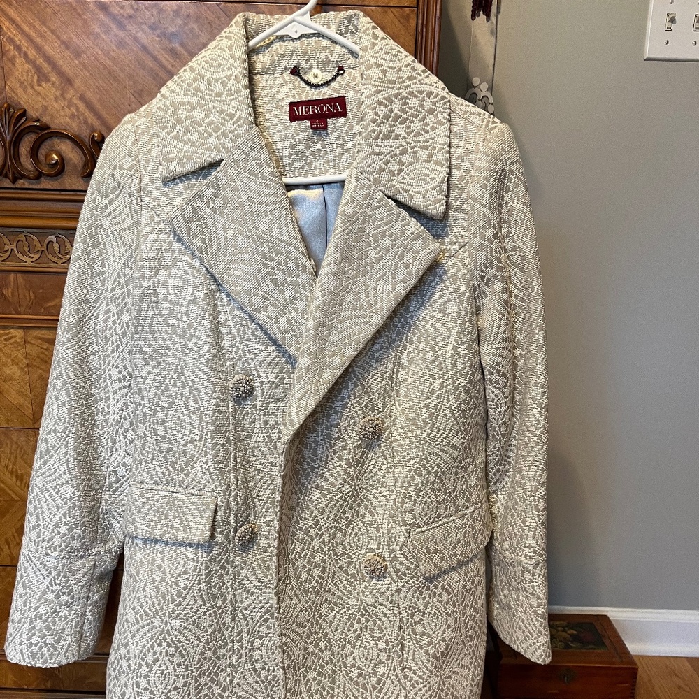 Faux Fur Vintage Looking Trench